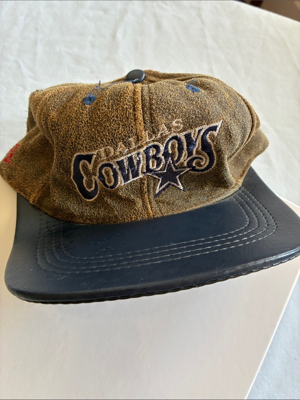 NFL Dallas Cowboys Brown and Navy Vintage-Style Hat